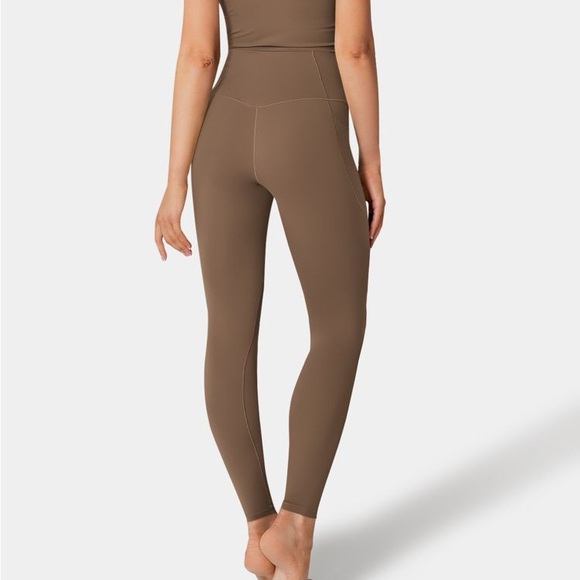 Halara Crossover Pocket Plain Leggings - Picture 2 of 3